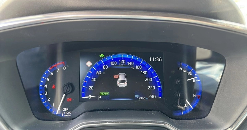 Toyota Corolla cena 129900 przebieg: 12966, rok produkcji 2021 z Siedliszcze małe 106